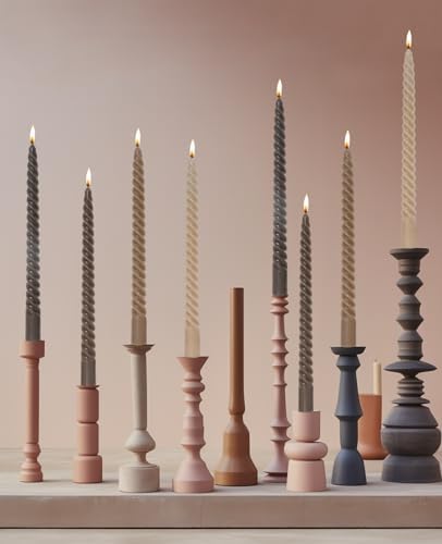 Ivory Tall Taper Candles 10inch 12 Pack E-Ivory