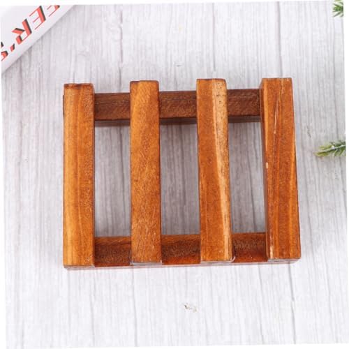 PAMINGONO Creative Retro Wooden Soap Holder