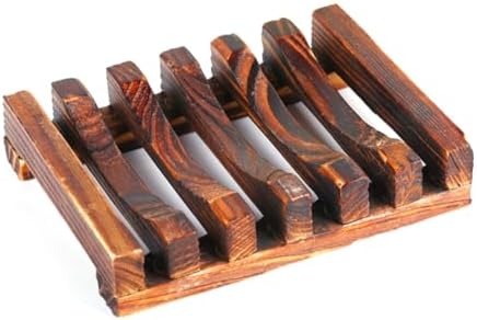 DRESSOOS Bamboo Soap Dish for Shower and Bathtub