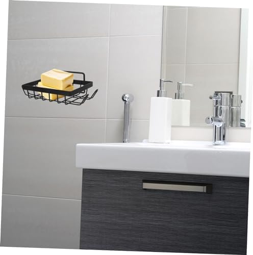 Yardenfun Wall Mounted Soap Holder Sturdy Drainage Design for Bathroom Kitchen
