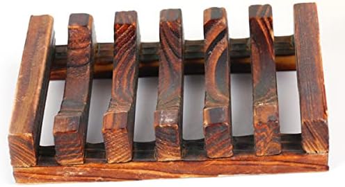 ETHZZLE Carbonized Soap Dish Holder for Kitchen Bathroom