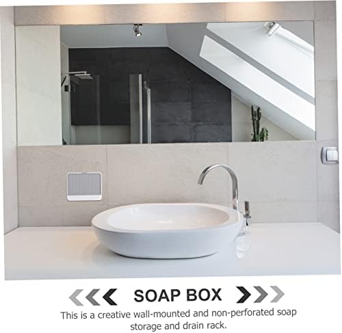 Ciieeo Wall-Mounted Soap Dish Grey 1