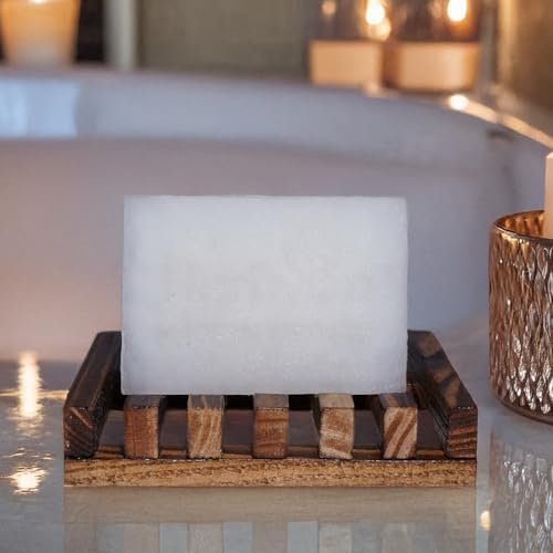 Herbvian 2 Pcs Wooden Soap Dish Holder