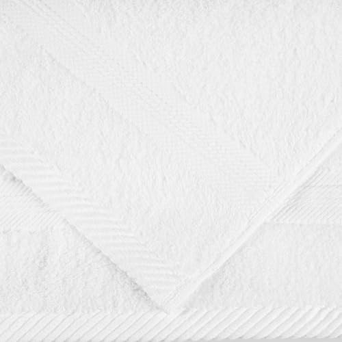 Superior 12-Piece Cotton Face Towel Set White