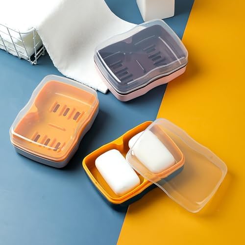 Grebest Dual Soap Holder with Drainage Tray Grey