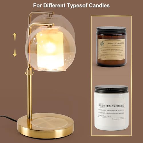 LUEUR Candle Warmer Lamp with Timer and 4 Brightness 1