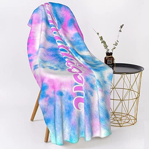 Personalized Beach Towel with Name and Pattern 1