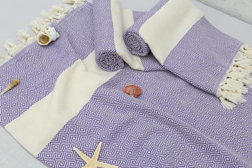 Turkish Beach Towel 36x70 Inch Diamond Design