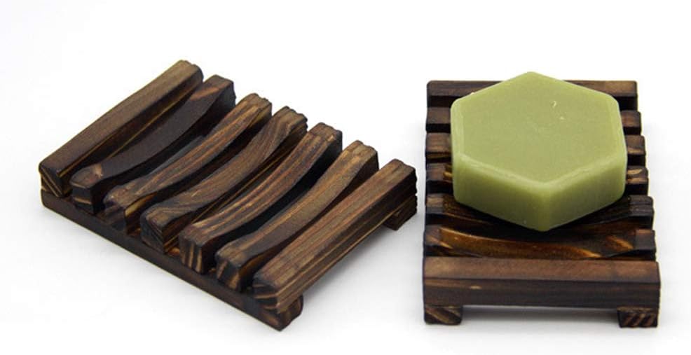 Familyhouse Natural Wood Soap Dish Holder