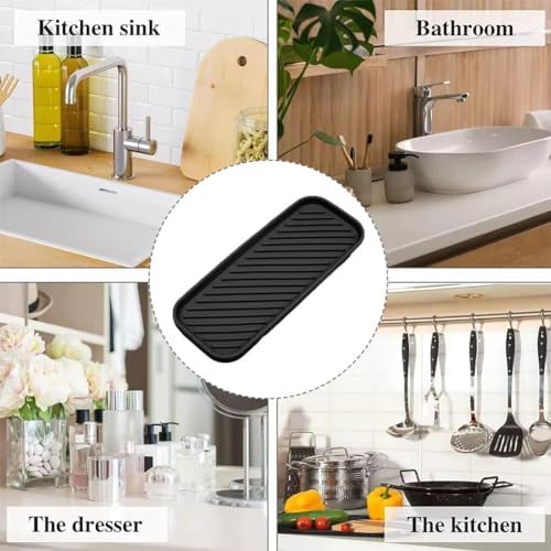 Silicone Organizer Tray for Kitchen Sink and Bathroom
