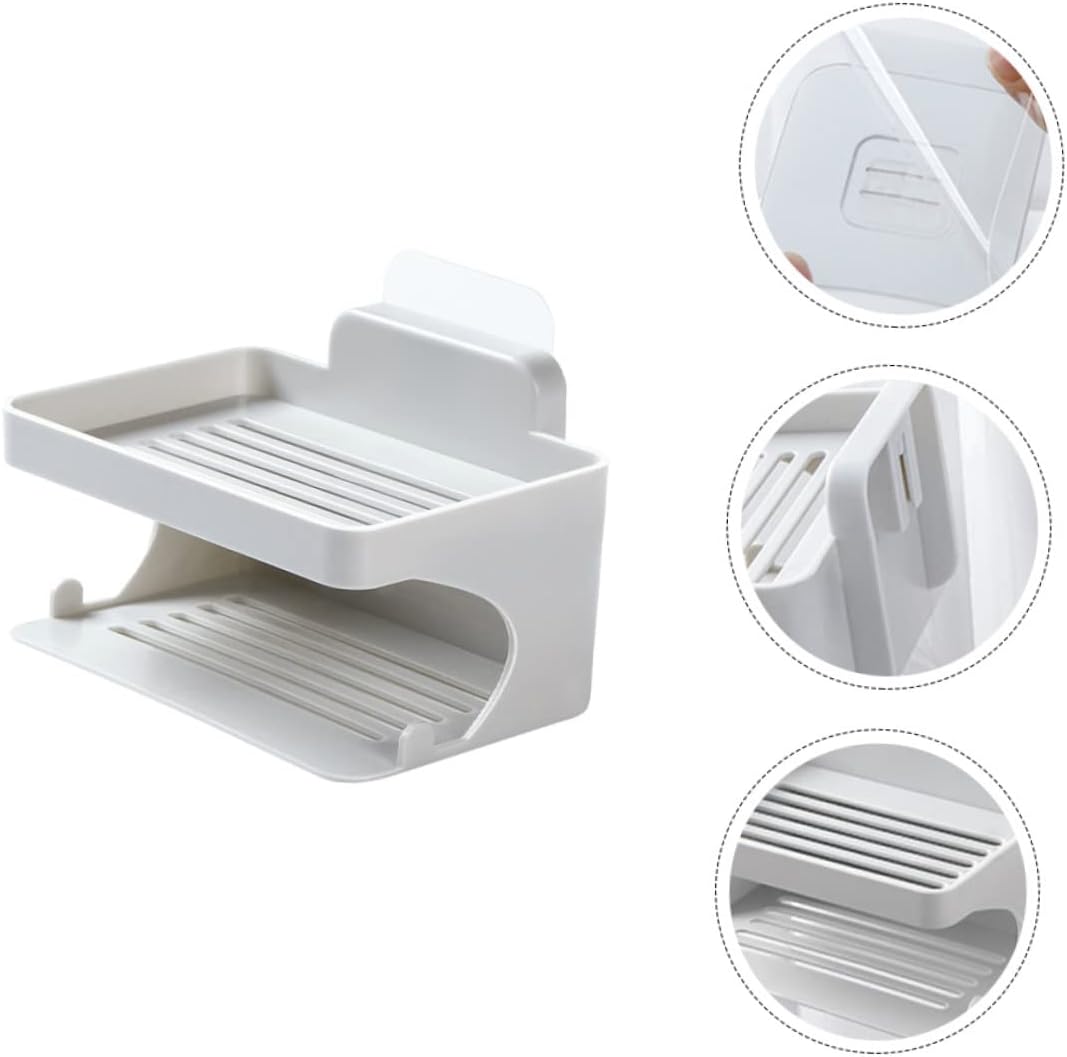 Double Layer Soap Dish Holder for Bathroom and Kitchen 1