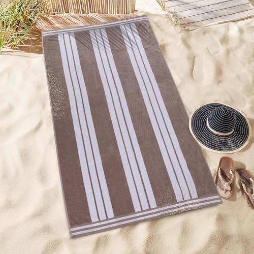 Superior Oversized Cotton Beach Towel Set of 4 1