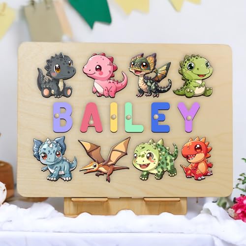 Personalized Wooden Name Puzzle Montessori Toy