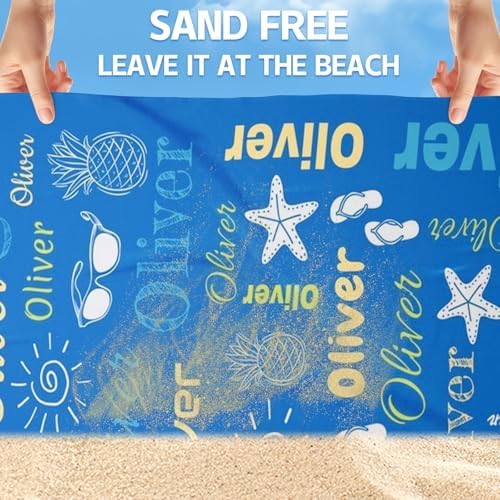 Personalized Beach Towels for Kids with Names