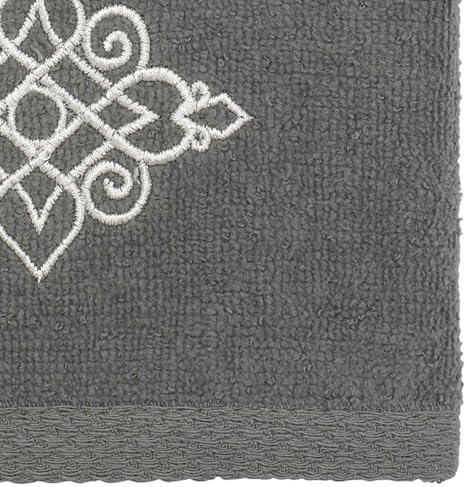 Avanti Linens Fingertip Towel - Soft Absorbent Cotton Nickel 18x11
