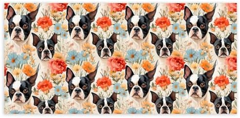 Cute French Bulldog Beach Towel - 60x30 Inches Microfiber 1
