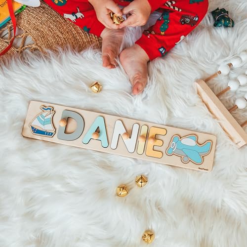 Personalized Wooden Name Puzzle for Toddlers