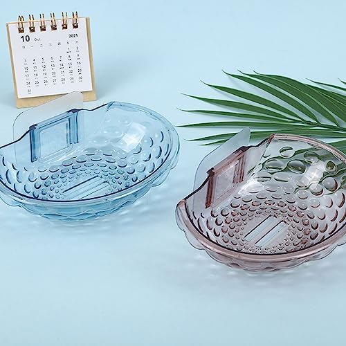 Wall-Mounted Soap Holder Acrylic Soap Rack for Bathroom