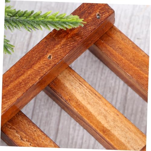 DRESSOOS Wooden Soap Holder Retro Design for Bathroom