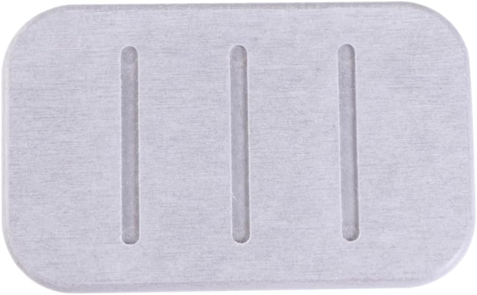 PRETYZOOM Non-Slip Diatomite Soap Dish Grey