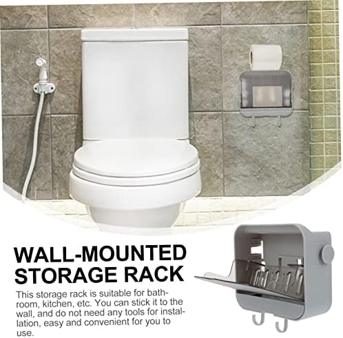 Zerodeko 2 Hooks Wall-Mounted Soap Dish 1