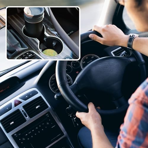 Watercolor Flowers Car Cup Holder Coasters 2 Pack