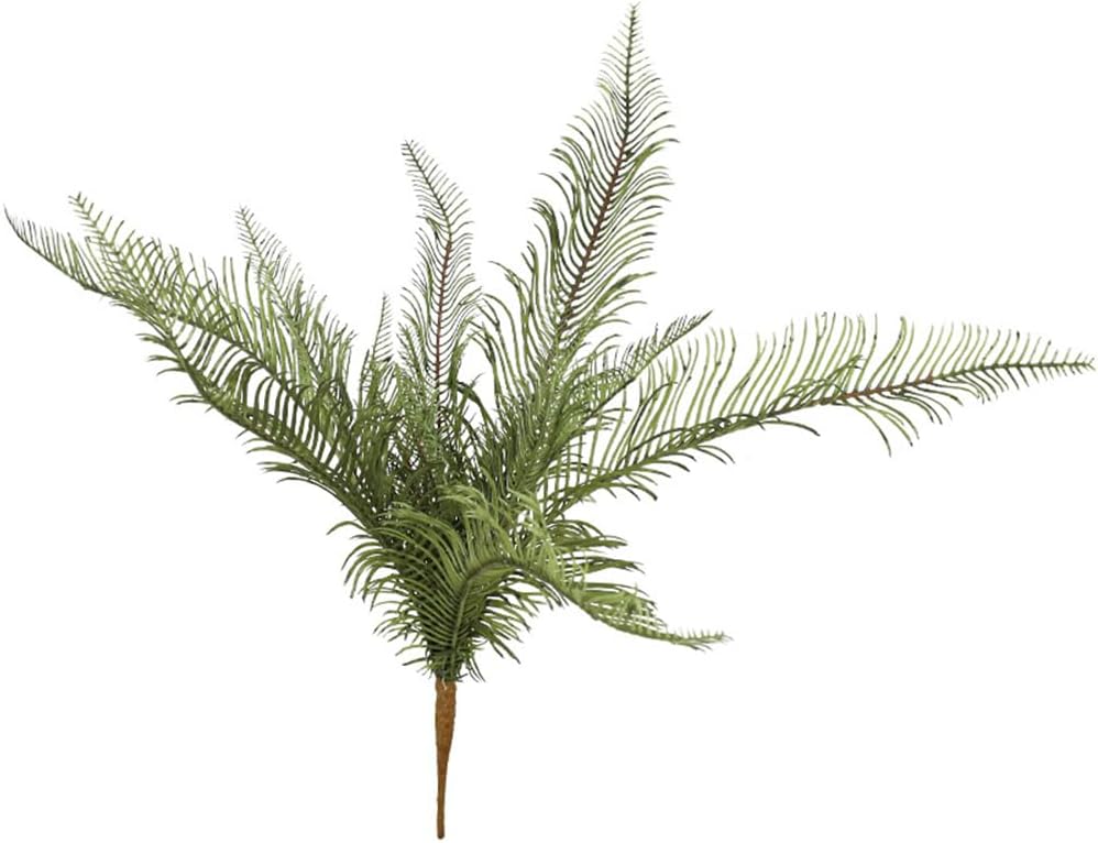 Shirfloral 2Pcs Artificial Boston Fern Leaves Plants