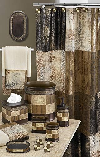 Popular Bath Zambia Animal Print 3 Piece Towel Set
