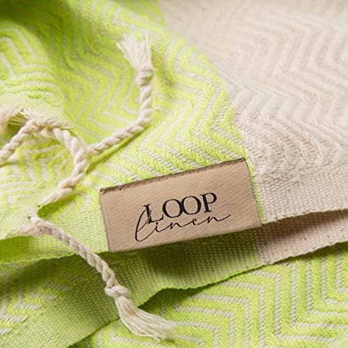 Loop Linen Cotton Beach Towel - Large Soft Stylish