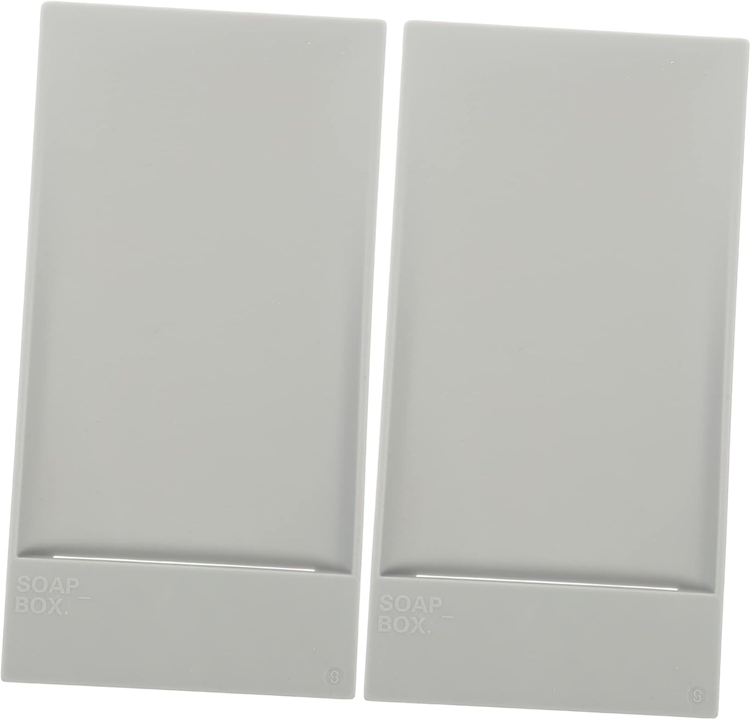 Zerodeko 2pcs Self-Draining Soap Dish for Bathroom Sink