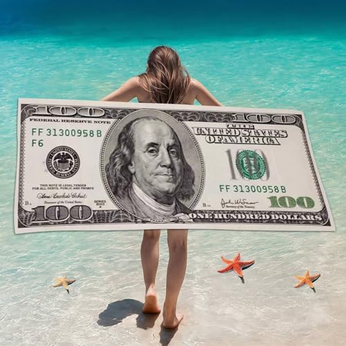 Meeting Love Dollar Beach Towel 70x140cm