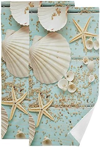 Giwawa Seashell Starfish Towel Set of 2 283x144in