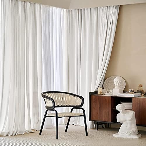 LETAU Pinch Pleated Lined Blackout Curtains 52x84 Set of 2