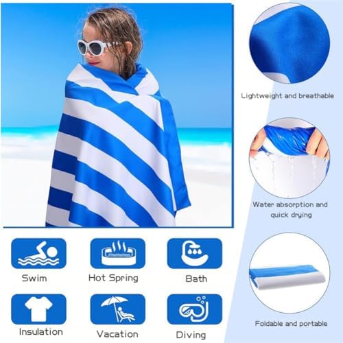 Ochine Personalized Beach Towel - Sand Free Quick Dry