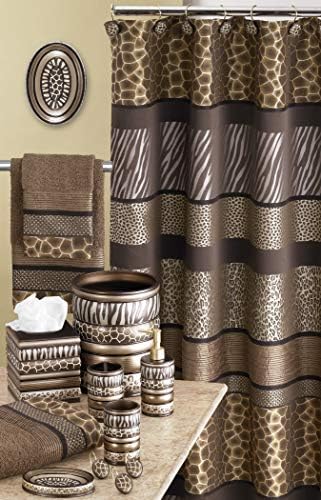 Popular Bath Safari Stripes Towel Set 3 Pieces
