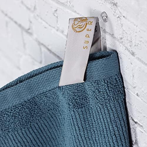 Superior Roma Cotton 6-Piece Towel Set Denim Blue