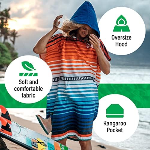 COR Surf Poncho Changing Towel with Hood and Pocket