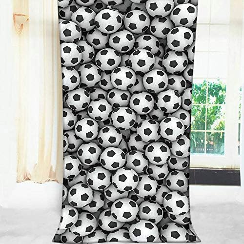 Moslion Cool Soccer Ball Art Bath Towel Large 64x32 Inches
