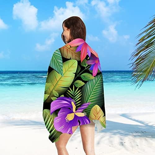 Longaoa Microfiber Beach Towel Quick Dry Super Absorbent 275X551 inch