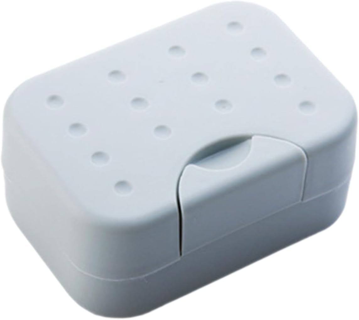 Leakproof Travel Soap Case with Drainage and Lid