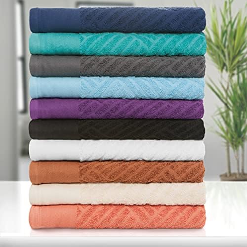 Superior Basketweave Egyptian Cotton 3-Piece Towel Set