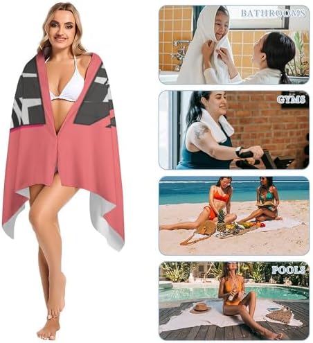 AMEIZHUB Anime Girl Beach Towel