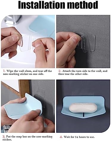 BECHOICEN Quick Drain Soap Holder for Shower and Kitchen 1