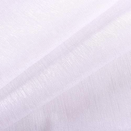 KOUFALL 96 Sheer Curtains White Grommet Set of 2 Panels