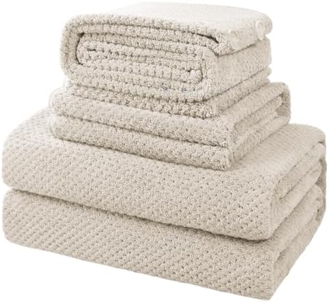 MaopaoBeauty 35x70 Extra Large Towel Set of 4