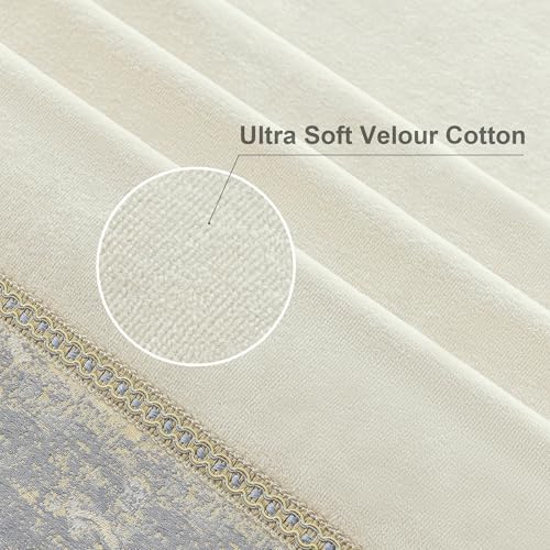 Loom and Mill Luxury Velour Cotton Towel Set 3-Piece