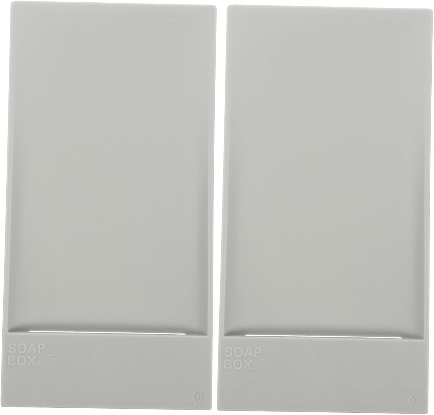 PRETYZOOM 2-Piece Self-Draining Soap Dish for Countertop Bathrooms and Kitchens