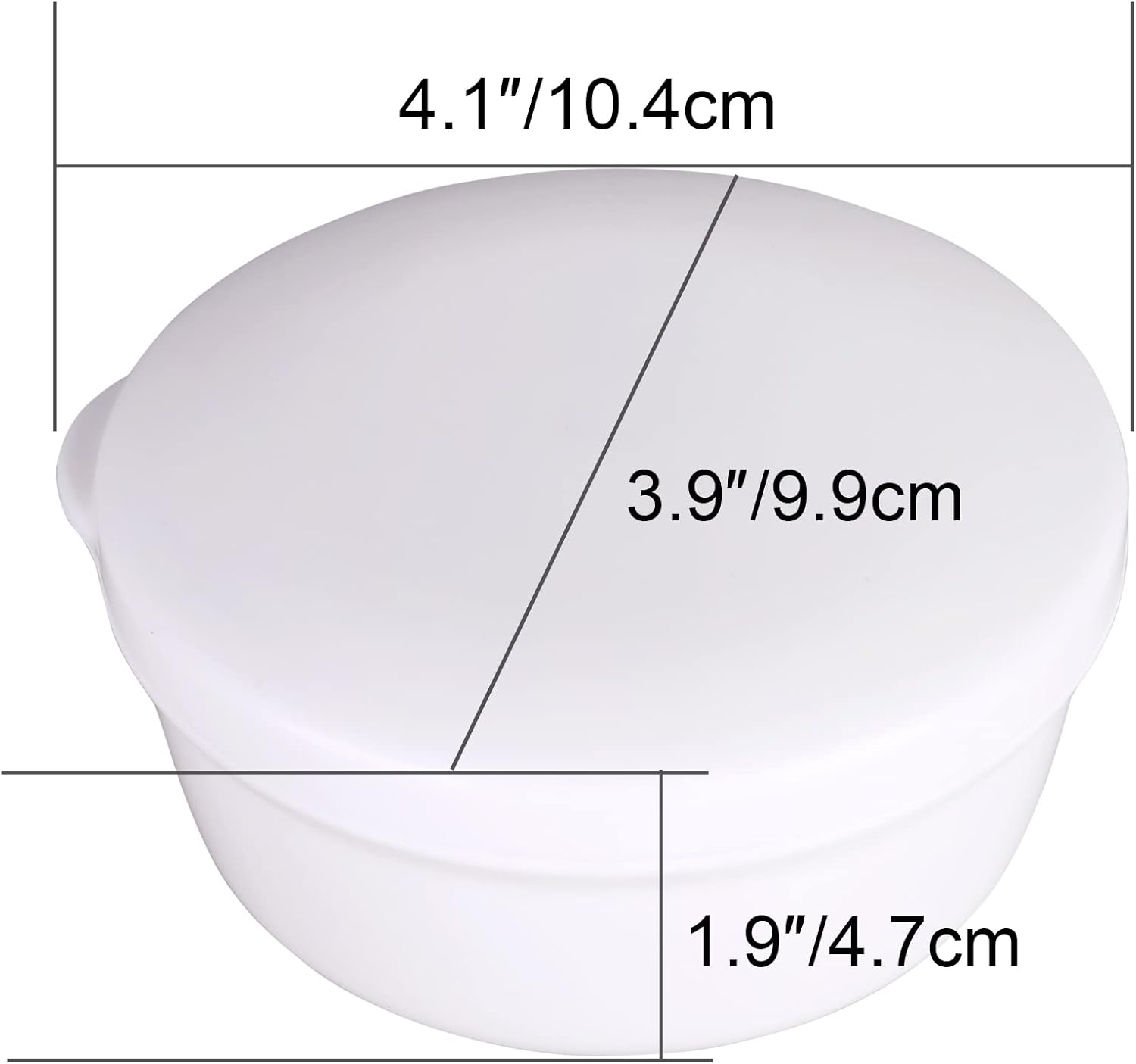 TITATI Soap Holder Travel Case Round Shampoo Bar Container