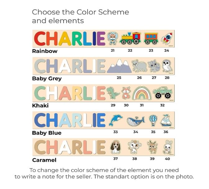 Personalized Wooden Puzzle with Name and Message