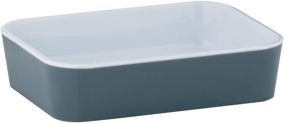 Kela Nora Soap Dish Plastic Grey White 1